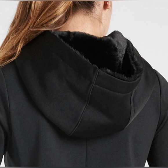 Athleta Triumph Luxe Shine Hoodie Dress-Small NWT - Picture 6 of 13